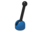 LEGO® Stein: Hinge Control Stick and Base (Black Stick) 4592c02 | Farbe: Bright Blue
