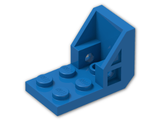 LEGO® Stein: Bracket 2 x 3 - 2 x 2 4598 | Farbe: Bright Blue
