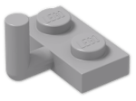 LEGO® Stein: Plate 1 x 2 with Vertical Bar on Long Side and Long Arm 4623 | Farbe: Medium Stone Grey