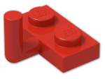 LEGO® Stein: Plate 1 x 2 with Vertical Bar on Long Side and Long Arm 4623 | Farbe: Bright Red