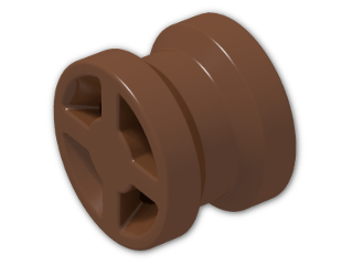 LEGO® Stein: Wheel Rim 6.4 x 8 4624 | Farbe: Reddish Brown