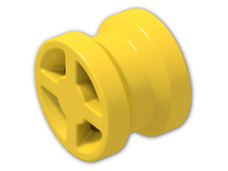 LEGO® Brick: Wheel Rim 6.4 x 8 4624 | Color: Bright Yellow