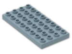 LEGO® Brick: Duplo Plate 4 x 8 4672 | Color: Light Royal Blue