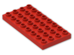 LEGO® Stein: Duplo Plate 4 x 8 4672 | Farbe: Bright Red