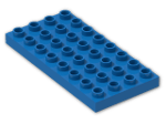 LEGO® Brick: Duplo Plate 4 x 8 4672 | Color: Bright Blue