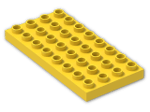 LEGO® Brick: Duplo Plate 4 x 8 4672 | Color: Bright Yellow