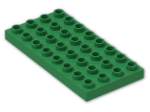 LEGO® Brick: Duplo Plate 4 x 8 4672 | Color: Dark Green