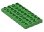 LEGO® Brick: Duplo Plate 4 x 8 4672 | Color: Bright Green