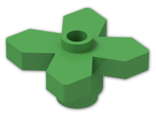 LEGO® Stein: Plant Flower 2 x 2 Leaves 4727 | Farbe: Bright Green
