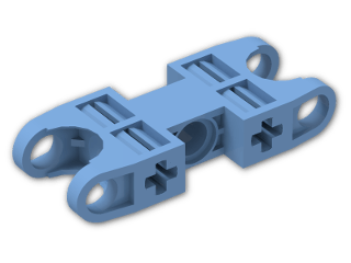 LEGO® Brick: Technic Ball Socket 5 x 2 Double Rounded 47296 | Color: Medium Blue