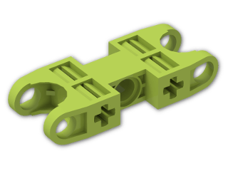LEGO® Brick: Technic Ball Socket 5 x 2 Double Rounded 47296 | Color: Bright Yellowish Green