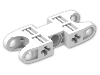 LEGO® Brick: Technic Ball Socket 5 x 2 Double Rounded 47296 | Color: White