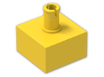 LEGO® Brick: Brick 2 x 2 no Studs with Pin Vertical 4729 | Color: Bright Yellow