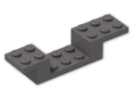 LEGO® Brick: Bracket 8 x 2 x 1 & 1/3 4732 | Color: Dark Stone Grey