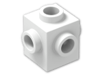 LEGO® Stein: Brick 1 x 1 with Studs on Four Sides 4733 | Farbe: White