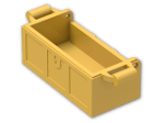LEGO® Stein: Container Treasure Chest with Slots 4738a | Farbe: Titanium Metallic