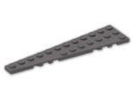 LEGO® Brick: Wing 3 x 12 Left 47397 | Color: Dark Stone Grey