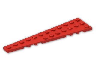 LEGO® Brick: Wing 3 x 12 Left 47397 | Color: Bright Red