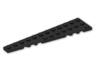 LEGO® Stein: Wing 3 x 12 Left 47397 | Farbe: Black