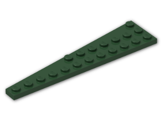 LEGO® Brick: Wing 3 x 12 Right 47398 | Color: Earth Green