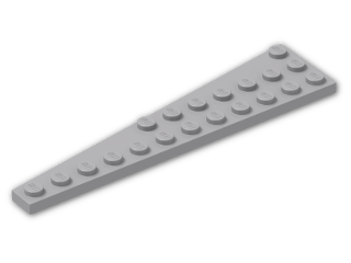 LEGO® Stein: Wing 3 x 12 Right 47398 | Farbe: Medium Stone Grey