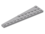 LEGO® Stein: Wing 3 x 12 Right 47398 | Farbe: Medium Stone Grey