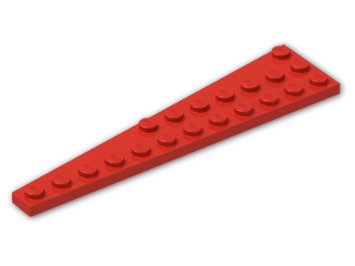 LEGO® Brick: Wing 3 x 12 Right 47398 | Color: Bright Red