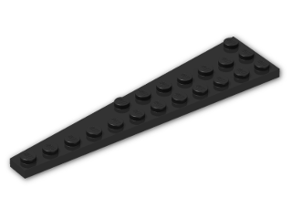 LEGO® Stein: Wing 3 x 12 Right 47398 | Farbe: Black