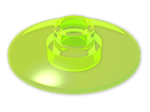 LEGO® Stein: Dish 2 x 2 Inverted 4740 | Farbe: Transparent Fluorescent Green