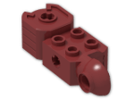LEGO® Brick: Technic Brick 2 x 2 w/ Axlehole, Click Rot. Hinge (V) and Fist 47431 | Color: New Dark Red