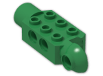 LEGO® Stein: Technic Brick 2 x 3 w/ Holes, Click Rot. Hinge (V) and Socket 47432 | Farbe: Dark Green