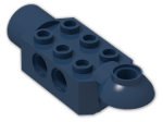 LEGO® Brick: Technic Brick 2 x 3 w/ Holes, Click Rot. Hinge (H) and Socket 47454 | Color: Earth Blue