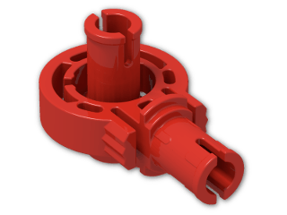 LEGO® Stein: Technic Pin with Friction with Click Rotation Pin 47455 | Farbe: Bright Red