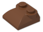 LEGO® Stein: Slope Brick Curved 2 x 2 x  2/3 Triple with Two Top Studs 47457 | Farbe: Reddish Brown