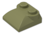 LEGO® Brick: Slope Brick Curved 2 x 2 x  2/3 Triple with Two Top Studs 47457 | Color: Olive Green