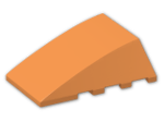 LEGO® Brick: Wedge 4 x 4 Triple Curved without Studs 47753 | Color: Bright Orange