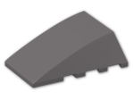 LEGO® Brick: Wedge 4 x 4 Triple Curved without Studs 47753 | Color: Dark Stone Grey