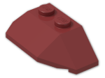 LEGO® Brick: Wedge 2 x 4 Triple 47759 | Color: New Dark Red