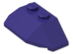 LEGO® Brick: Wedge 2 x 4 Triple 47759 | Color: Medium Lilac