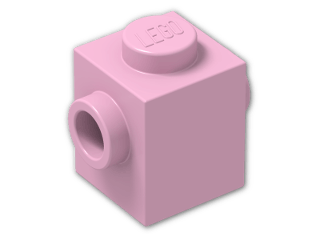 LEGO® Brick: Brick 1 x 1 with Studs on Two Opposite Sides 47905 | Color: Light Purple