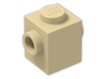 LEGO® Brick: Brick 1 x 1 with Studs on Two Opposite Sides 47905 | Color: Brick Yellow