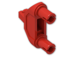 LEGO® Stein: Technic Connector 3 x 1 x 3 with Two Pins and Click Hinge 47973 | Farbe: Bright Red