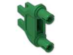 LEGO® Stein: Technic Connector 3 x 1 x 3 with Two Pins and Two Clips  47994 | Farbe: Dark Green