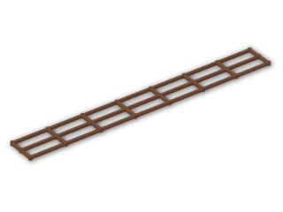 LEGO® Brick: Boat Rigging 4 x 28 Rectangular 47996 | Color: Reddish Brown
