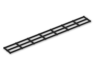 LEGO® Stein: Boat Rigging 4 x 28 Rectangular 47996 | Farbe: Black