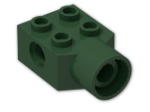 LEGO® Brick: Technic Brick 2 x 2 with Hole and Rotation Joint Socket 48169 | Color: Earth Green