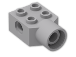 LEGO® Stein: Technic Brick 2 x 2 with Hole and Rotation Joint Socket 48169 | Farbe: Medium Stone Grey