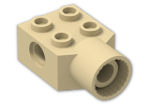 LEGO® Brick: Technic Brick 2 x 2 with Hole and Rotation Joint Socket 48169 | Color: Brick Yellow
