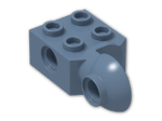 LEGO® Stein: Technic Brick 2 x 2 with Hole, Half Rotation Joint Ball Vert 48171 | Farbe: Sand Blue