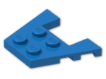 LEGO® Brick: Wing 3 x 4 with 1 x 2 Cutout with Stud Notches 48183 | Color: Bright Blue